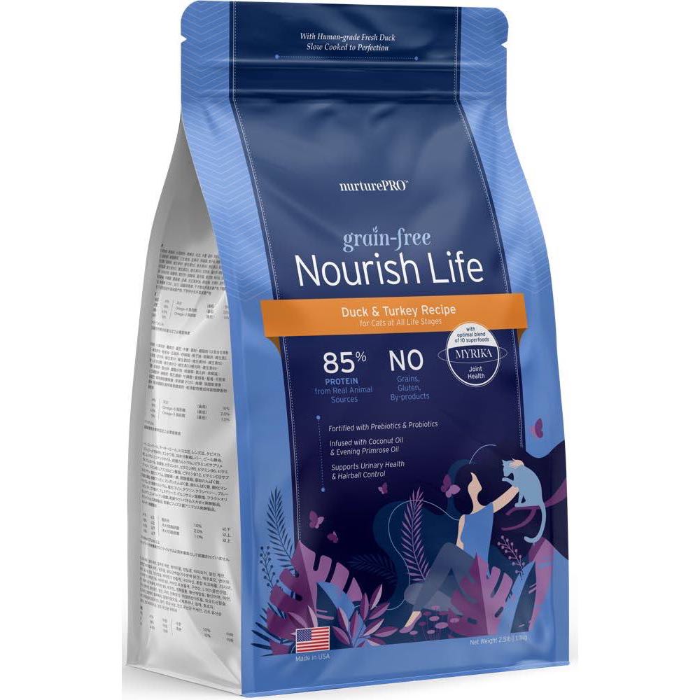 Nurture Pro Nourish Life Grain-Free Dry Cat Food 0.5lb