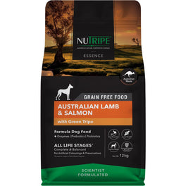 Nutripe Essence Australian Lamb & Salmon with Green Tripe Grain-Free Dry Dog Food