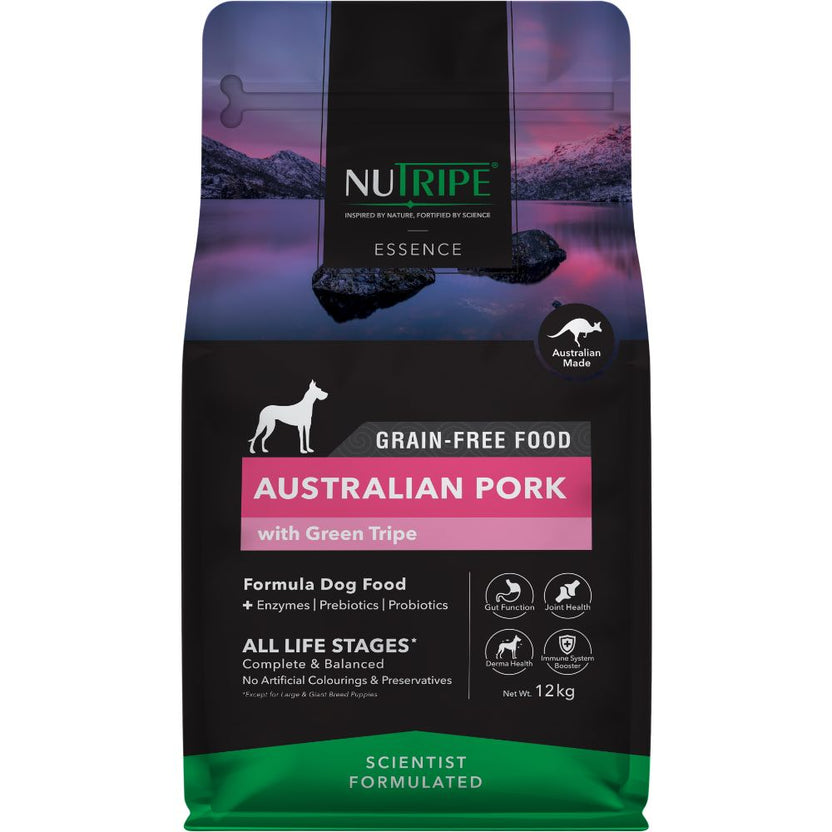 Picture of Nutripe Essence Australian Pork with Green Tripe Grain-Free Dry Dog ...