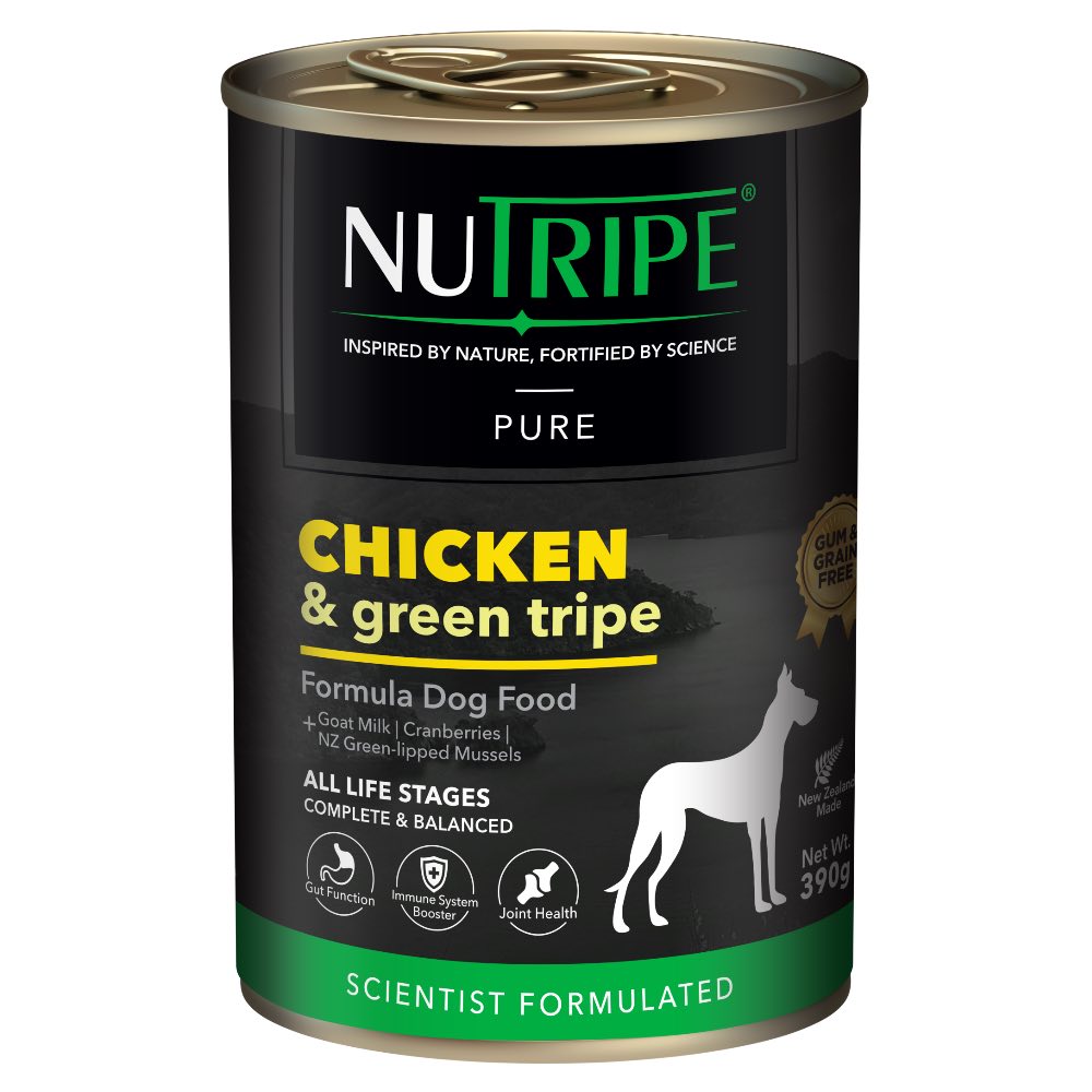 20% OFF: Nutripe Pure Chicken & Green Tripe Gum & Grain-Free Canned Dog Food - Kohepets