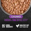 ORIJEN Chunks & Shreds Chicken & Tuna Entree KITTEN Canned Cat Food - Kohepets