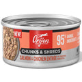 ORIJEN Chunks & Shreds Salmon & Chicken Entree In Bone Broth Canned Cat Food - Kohepets