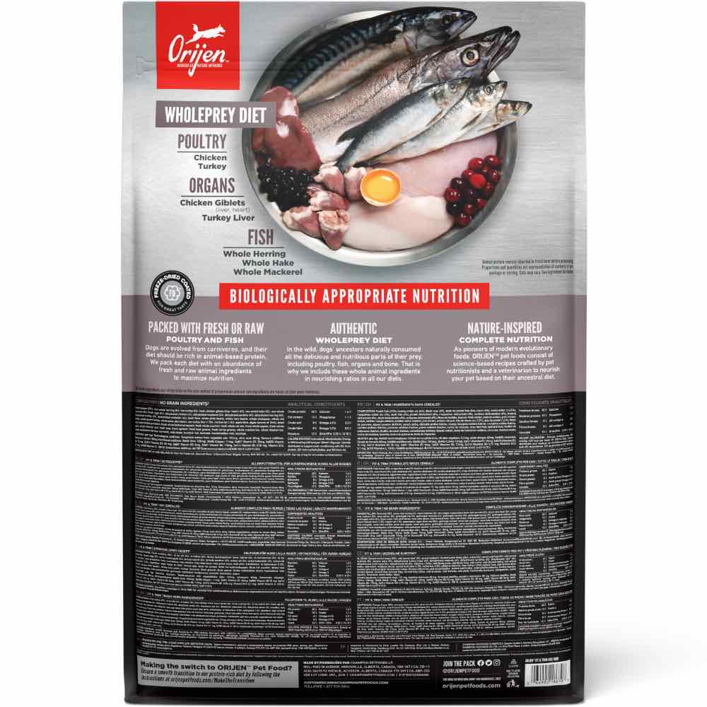 ORIJEN Fit & Trim Adult Grain-Free Dry Dog Food 2kg