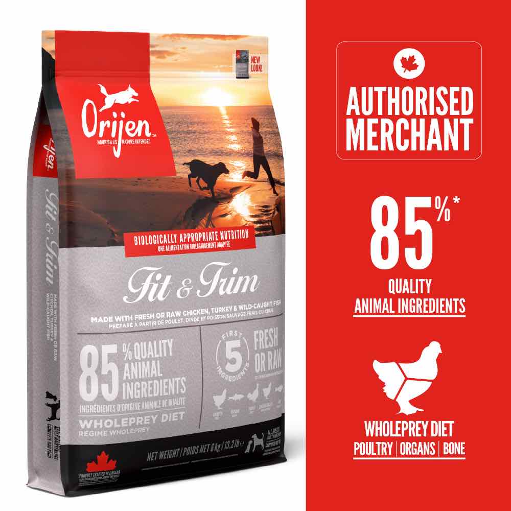 ORIJEN Fit & Trim Adult Grain-Free Dry Dog Food 2kg