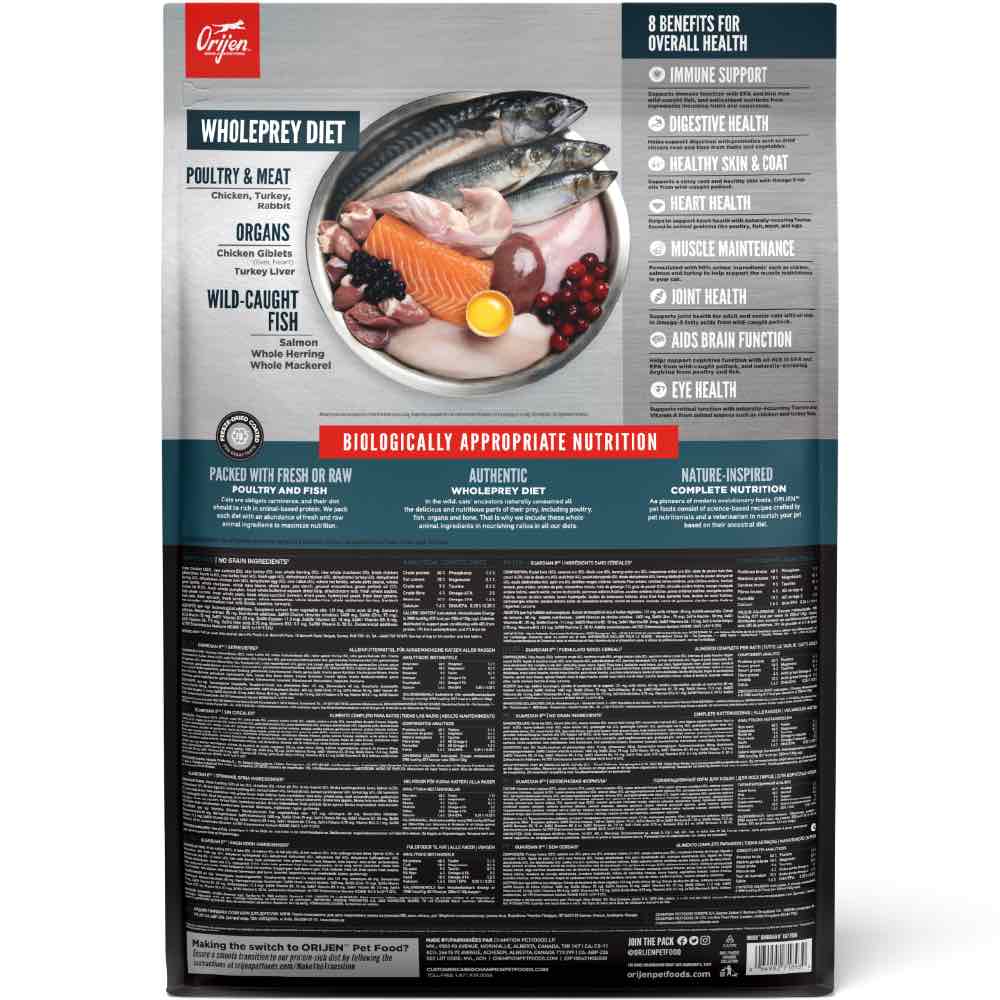 ORIJEN Guardian 8 Adult Grain-Free Dry Cat Food