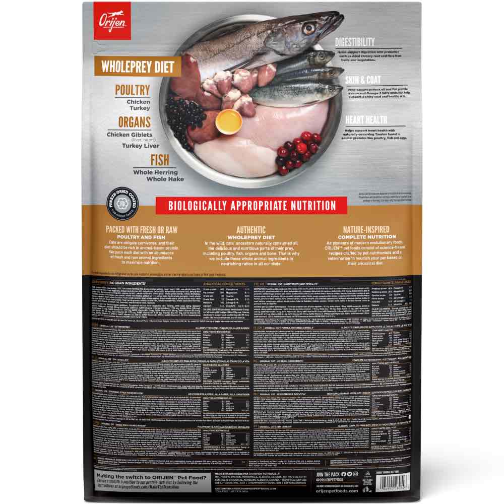 ORIJEN Original Adult Grain-Free Dry Cat Food