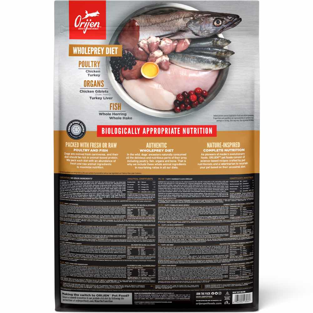 ORIJEN Puppy Grain-Free Dry Dog Food