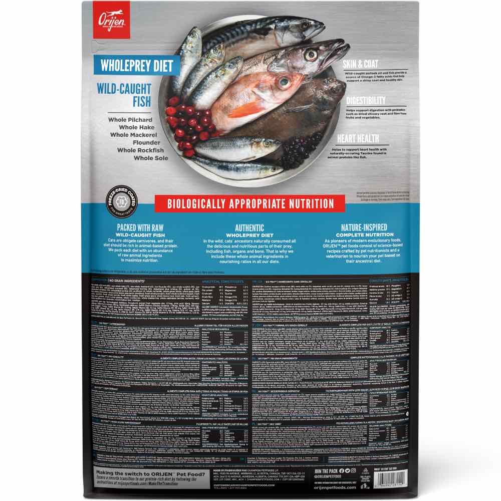 ORIJEN Six Fish Grain-Free Dry Cat Food