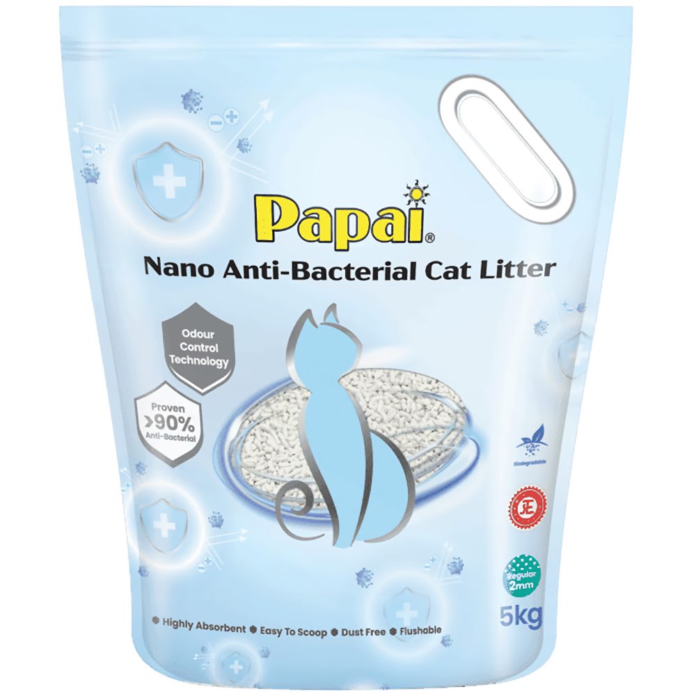 Papai Nano Anti-Bacterial Cat Litter 5kg