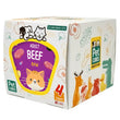 PetCubes Raw Beef Frozen Cat Food 1.28kg - Kohepets