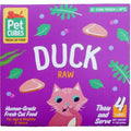 PetCubes Raw Duck Frozen Cat Food 1.28kg