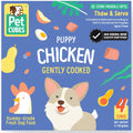 PetCubes Puppy Gently Cooked Chicken Grain-Free Frozen Dog Food 2.24kg
