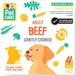 PetCubes Gently Cooked Beef Grain-Free Frozen Dog Food 2.24kg