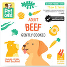 PetCubes Gently Cooked Beef Grain-Free Frozen Dog Food 2.24kg