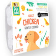 PetCubes Gently Cooked Chicken Grain-Free Frozen Dog Food 2.24kg