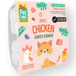 PetCubes Gently Cooked Chicken Frozen Cat Food 1.28kg - Kohepets