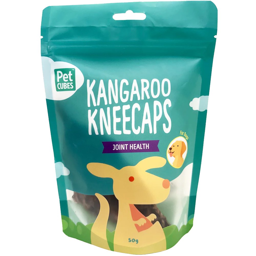 PetCubes Kangaroo Kneecaps Grain-Free Dog Treats 50g