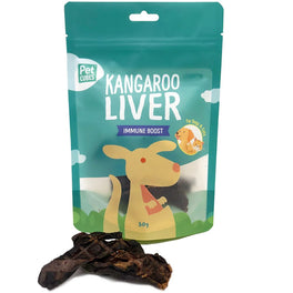 PetCubes Kangaroo Liver Grain-Free Treats For Cats & Dogs 50g