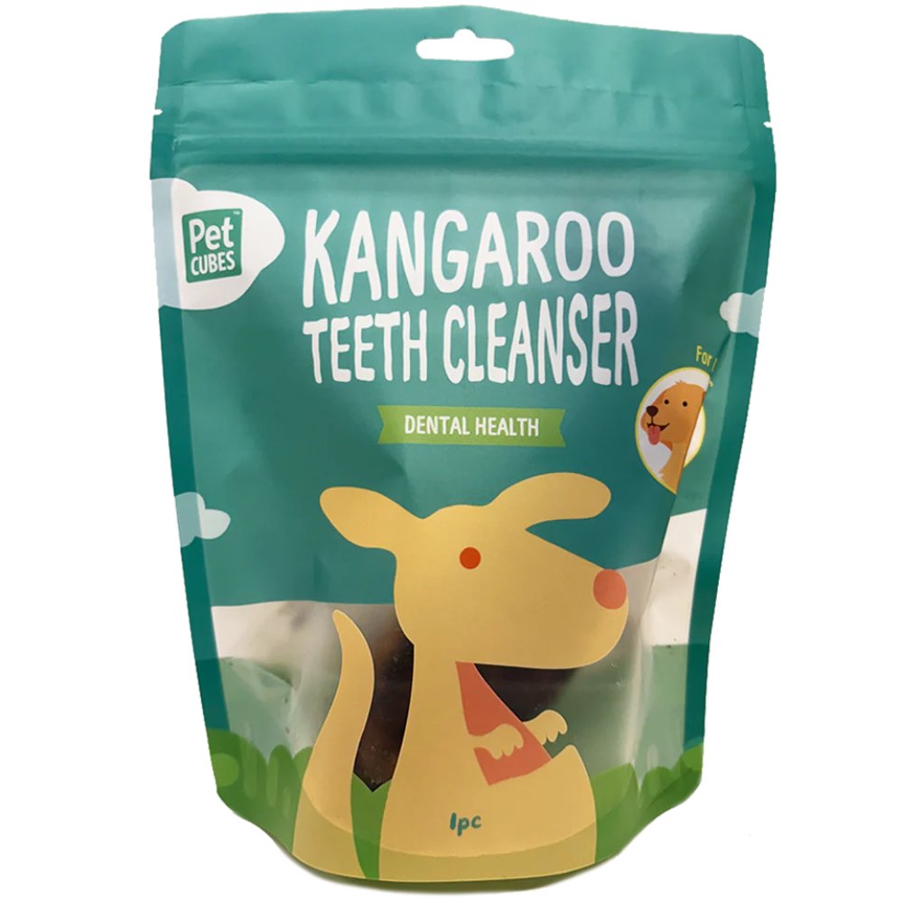 PetCubes Kangaroo Teeth Cleanser Grain-Free Dog Chews 1pc