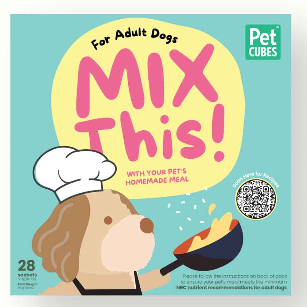 Petcubes Mix This! Adult Dog Health Supplement 28 Satchets
