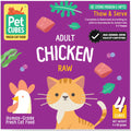 PetCubes Raw Chicken Frozen Cat Food 1.28kg