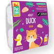 PetCubes Raw Duck Frozen Cat Food 1.28kg - Kohepets