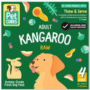 PetCubes Raw Kangaroo Grain-Free Frozen Dog Food 2.25kg