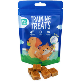 PetCubes Salmon Air Dried Training Treats For Cats & Dogs 50g