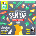 PetCubes Senior Gently Cooked Beef Grain-Free Frozen Dog Food 2.25kg