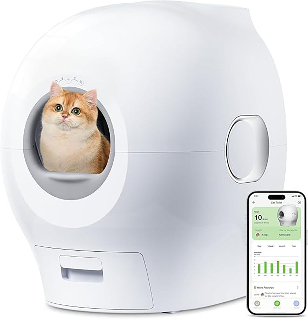 Petgugu Self Flushing Smart Toilet Cat Litter Box (Pre-Order)