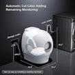Petgugu Self Flushing Smart Toilet Cat Litter Box (Pre-Order)