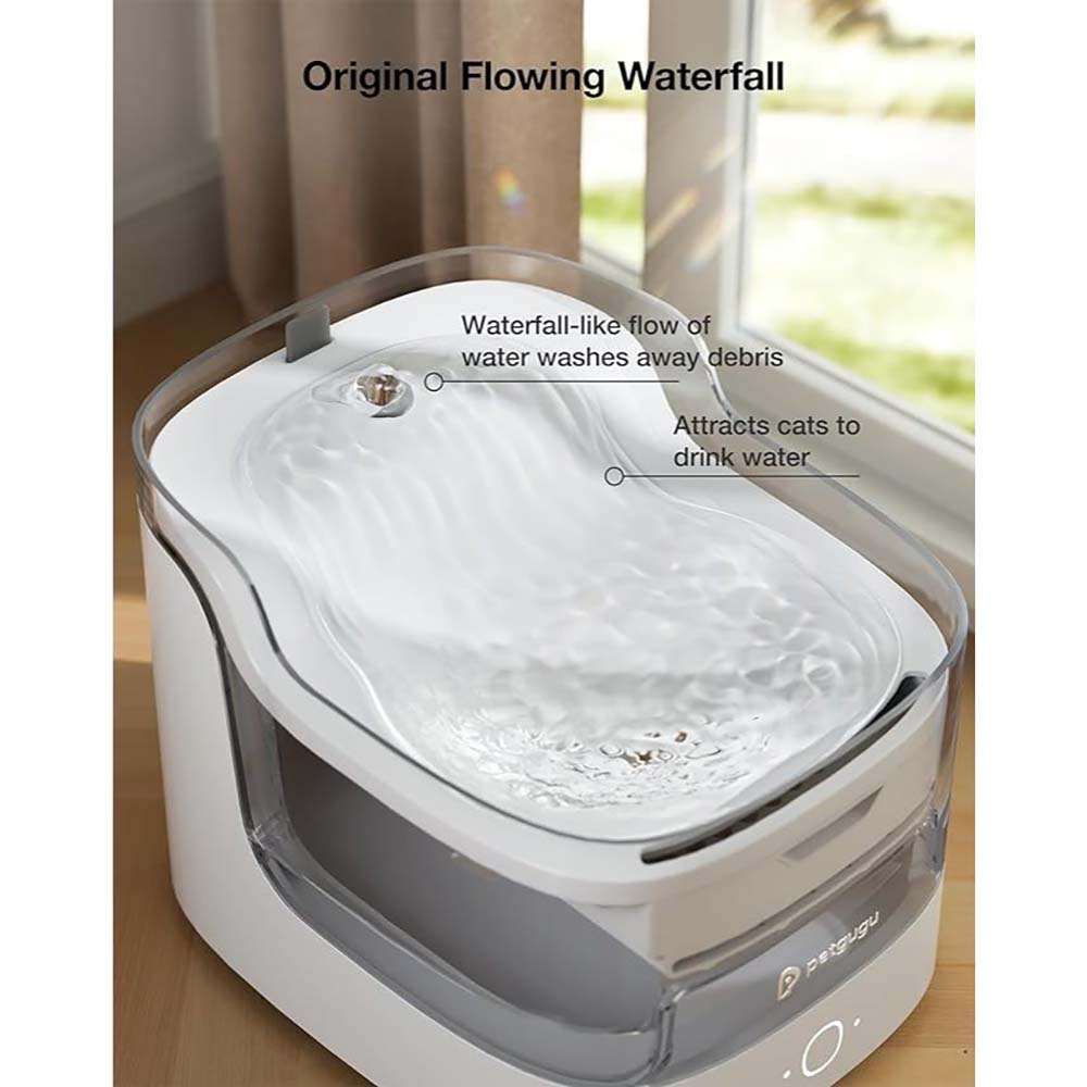 Petgugu Waterfall Cat Fountain 2L | Kohepets