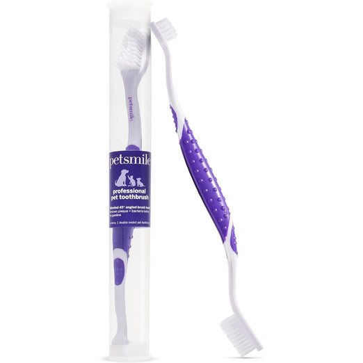 10% OFF: Petsmile Professional 45 Degree Dual-Ended Toothbrush For Cats & Dogs