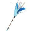 Petz Route Rustling Sounds With Silvervine Cat Wand Toy (Blue)