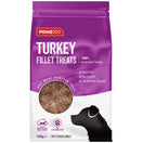 Prime100 Single Protein Turkey Fillets Air Dried Dog Treats 100g