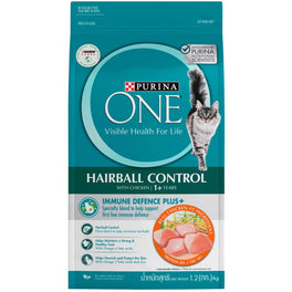 '10% OFF/BUNDLE DEAL': Purina One Adult Hairball Control with Chicken Dry Cat Food 1.2kg