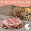 KOHE-VERSARY 10% OFF: Puzzle Feeder Digger Interactive Cat Bowl (Pink)