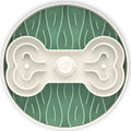 Puzzle Feeder Interactive Dog Bowl (Broken Wave, Green)