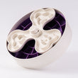 Puzzle Feeder Interactive Dog Bowl (Swirl, Purple) - Kohepets