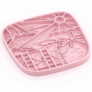 Puzzle Feeder Interactive Dog Lick Mat (California Pink)