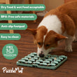 KOHE-VERSARY 10% OFF: Puzzle Feeder Interactive Dog Slow Feeder Mat (Green)