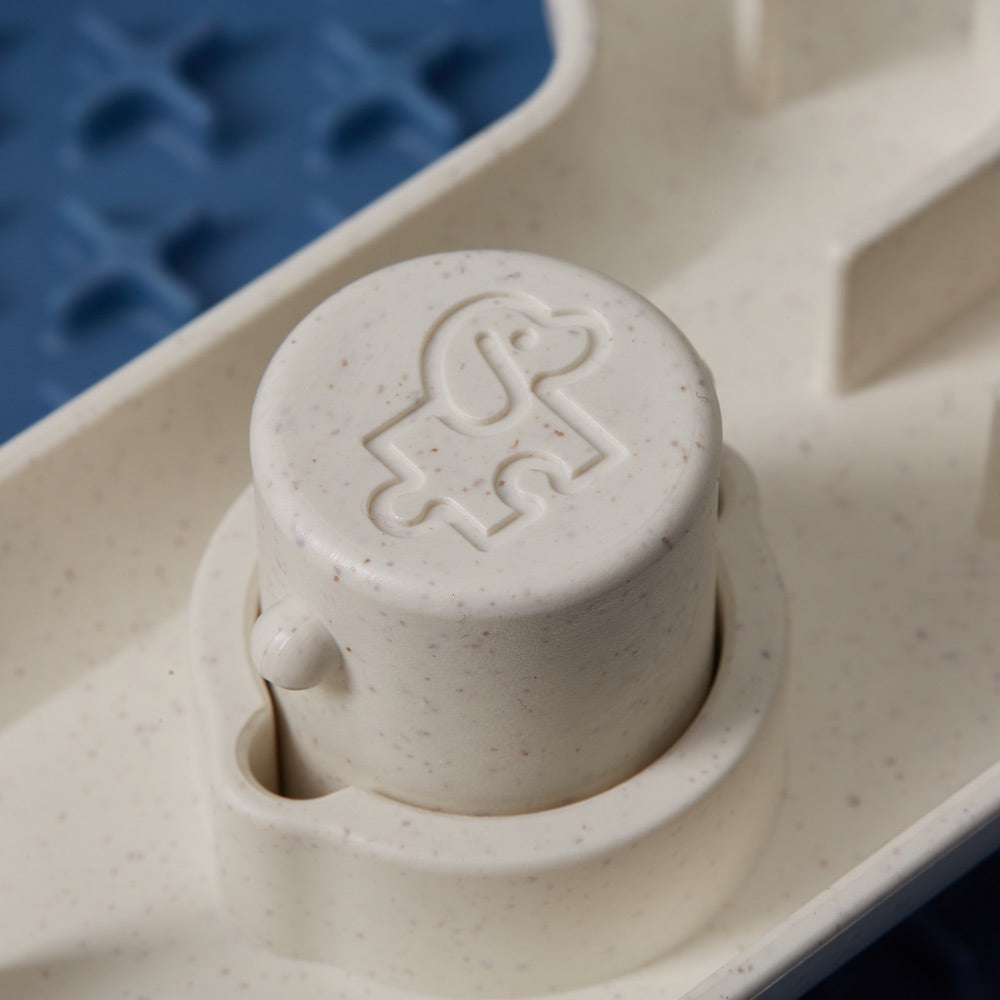 KOHE-VERSARY 10% OFF: Puzzle Feeder Lick Interactive Dog Bowl (Yellow)