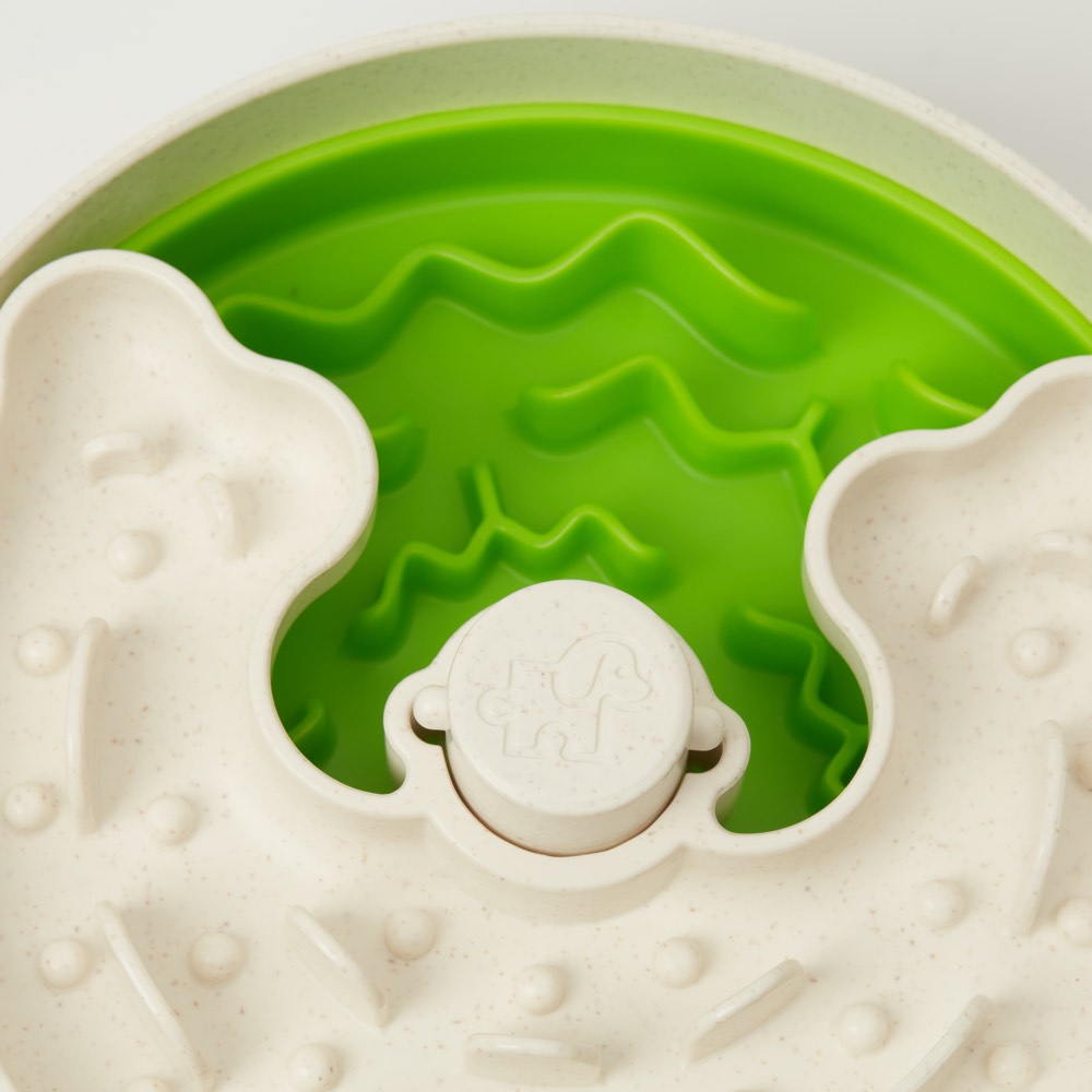KOHE-VERSARY 10% OFF: Puzzle Feeder Lite Interactive Dog Bowl (Green)