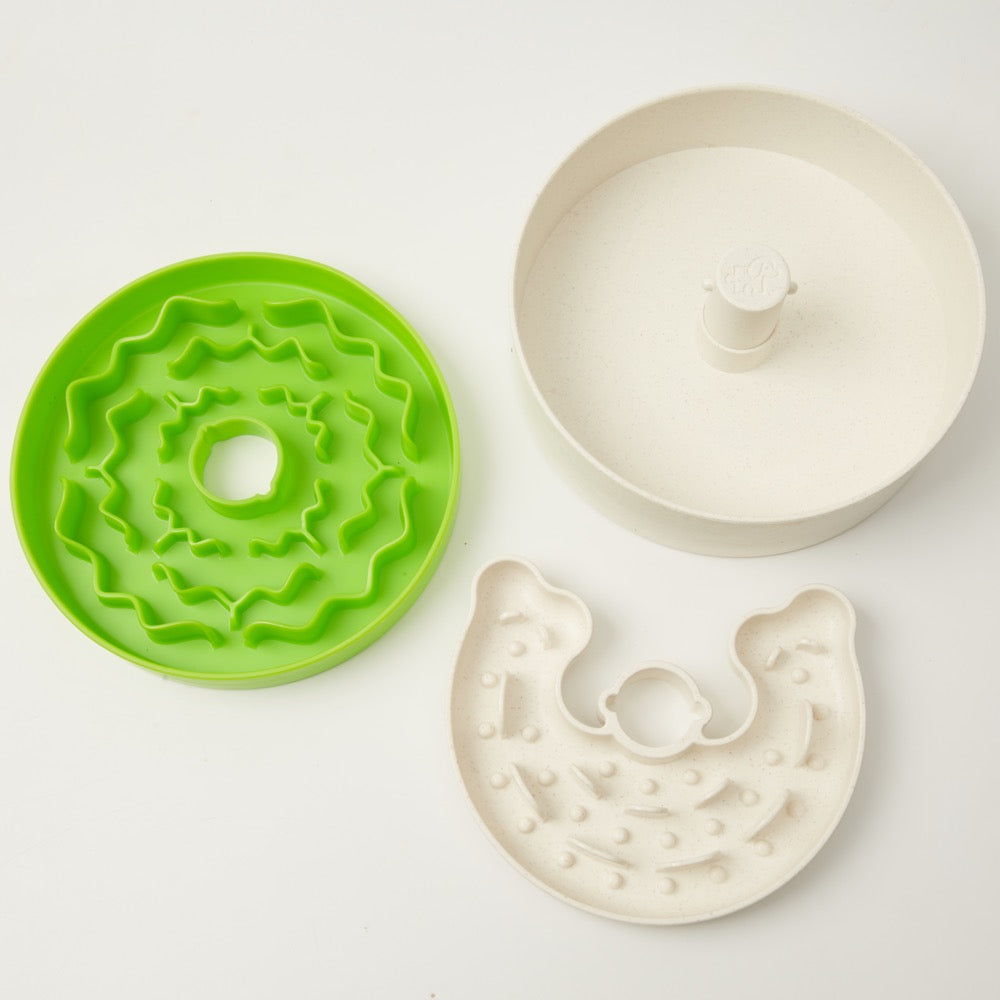 KOHE-VERSARY 10% OFF: Puzzle Feeder Lite Interactive Dog Bowl (Green)