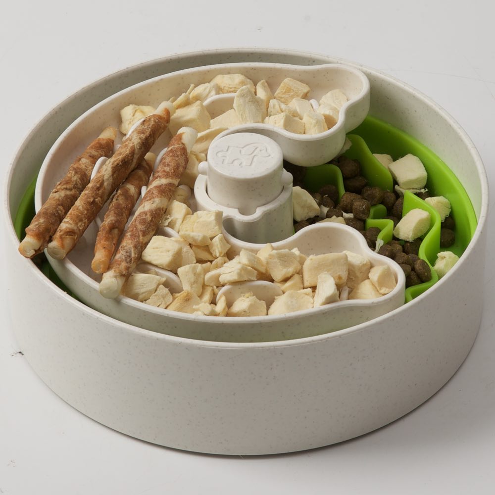 KOHE-VERSARY 10% OFF: Puzzle Feeder Lite Interactive Dog Bowl (Green)