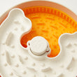 Puzzle Feeder Lite Lick Interactive Dog Bowl (Orange) - Kohepets