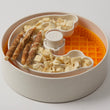 Puzzle Feeder Lite Lick Interactive Dog Bowl (Orange) - Kohepets