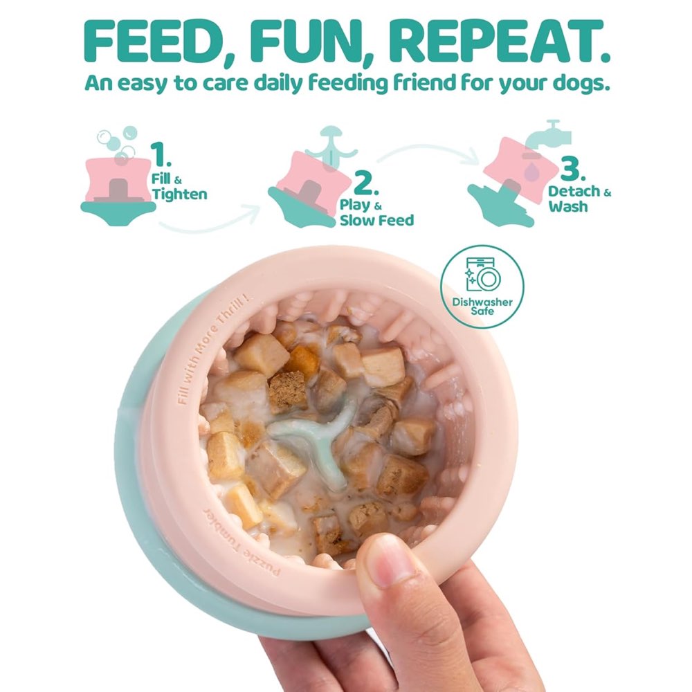 KOHE-VERSARY 10% OFF: Puzzle Feeder Tumbler Interactive Dog Toy (Large / Extra Large)