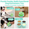 Puzzle Feeder Lickpop Green Interactive Treat Dispensing Dog Toy - Kohepets