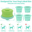Puzzle Feeder Lickpop Green Interactive Treat Dispensing Dog Toy - Kohepets